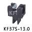 KF37S-13.0-01P-13 клеммник барьерный, двухсторонние зажимы, корпус с монтажными ушами, с крышкой на защелках; шаг=13мм; I max=50/57А (стандарт UL/ICT); U=600/750В (стандарт UL/ICT); 1-конт.
