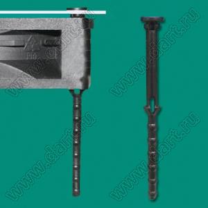 SRD-4A крепежный пистон-амортизатор для вентилятора; силикон; черный