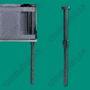 SRD-3SD крепежный пистон-амортизатор для вентилятора; силикон; черный
