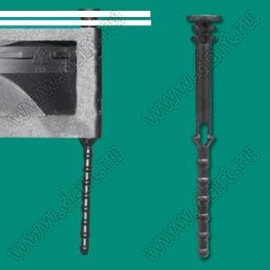 SRD-4D крепежный пистон-амортизатор для вентилятора; силикон; черный