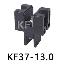KF37-13.0-01P-13 клеммник барьерный, двухсторонние зажимы, корпус с монтажными ушами; шаг=13мм; I max=50/57А (стандарт UL/ICT); U=600/750В (стандарт UL/ICT); 1-конт.
