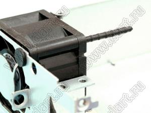 BUB-211I крепежный пистон-амортизатор для вентилятора; силиконовая резина; черный
