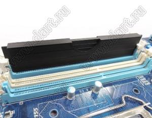 DRAMCV-2 пылезащитный чехол для DDR3 SDRAM; A=125,5мм; B=8,0мм; PC + ABS (UL); черный
