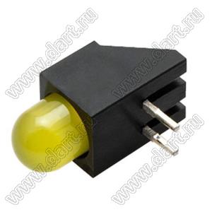 BLH50C-1YD блок 1 круглый светодиод D=5мм; желтый; 590нм; 1-LEDs; 60°