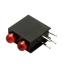 BLH30F-2VD-RS блок 2 круглых светодиода D=3мм; красный; 624нм; 2-LEDs; 80°