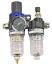 AFC2000-HC6 двухкомпонентный водомасляный сепаратор и фильтр для регулирования давления с разъемом 6 мм улучшенный; 0,01...0,8Mpa; 6mmдюйм
