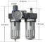 BFC4000-H двухкомпонентный водомасляный сепаратор и фильтр для регулирования давления без разъема улучшенный; 0,01...0,8Mpa; 1/2дюйм
