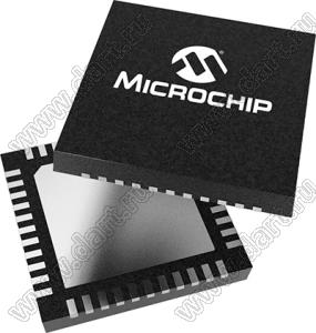 ATxmega32A4U-MH (VQFN-44) микросхема 8/16-битный AVR микроконтроллер с USB интерфейсом; FLASH 32K+4K; EEPROM 1K; SRAM 4K; F=32МГц; Uпит.=1,6...3,6В; Tраб. -40…+85°C