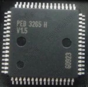 PEB3265HV1.5 (P-MQFP-64) микросхема телекоммуникационная