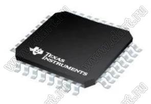 TPA3106D1VFPG4 (HLQFP-32) микросхема моноусилитель мощности звука класса D, 40 Вт; Uпит.=10…26В; Tраб. -40...+85°C