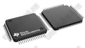 TMS320F28034PAGT (TQFP-64) микросхема микроконтроллер реального времени; Uпит.=3,3В; FLASH 64K; SARAM 10K; ROM 1K; GPIO 33; Tраб. -40...+105°C