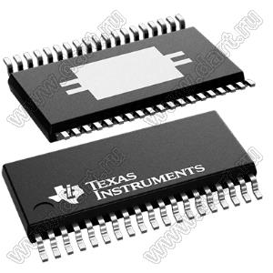 TAS5806MDCPR (HTSSOP-38) микросхема безиндукторный аудиоусилитель класса D с цифровым входом, обратной связью, расширенной обработкой и низким рассеиванием мощности, 23 Вт; Uпит.=1,62…3,63 / 4,5…26,4В; Tраб. -25...+85°C