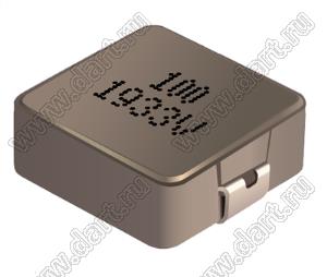 SRP1040VA-100M дроссель для поверхностного (SMD) монтажа экранированный; 0.4"; 4-разр.; 7-сегм.; L=10мкГн (± 20 % при 100 кГц); Itrms=8А