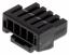 MOLEX Micro-Lock1.25™ 5055650401 корпус однорядной розетки на кабель, цвет черный; 4-конт.