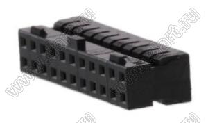 Molex Milli-Grid™ 51110-2251 корпус разъема на провод с центральным ключом и защелкой; шаг 2,00мм; P 2,00мм; 22-конт.