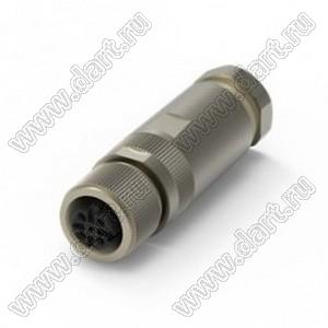 216D-04FF0 разъем M12 (код D), розетка, для установки на месте; 4-конт.; 250В; 4А; IP X7 216D-04FF0 разъем M12 (код D), розетка, для установки на месте; 4-конт.; 250В; 4А; IP X7