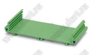 UM107-037 профилированный корпус на стандартный электрический DIN-рельс; L=37мм; пластик; зеленый