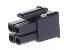 MOLEX Mega-Fit™ 1700010104 корпус двухрядной розетки на кабель, цвет черный; 4-конт.